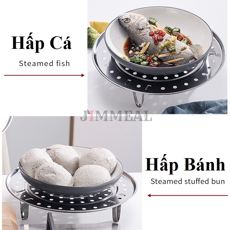 Vỉ Hấp, Xửng, Khay, Chõ Hấp Inox 304 Đa Năng Xếp Tầng Tiện Dụng Nhiều Kích Cỡ