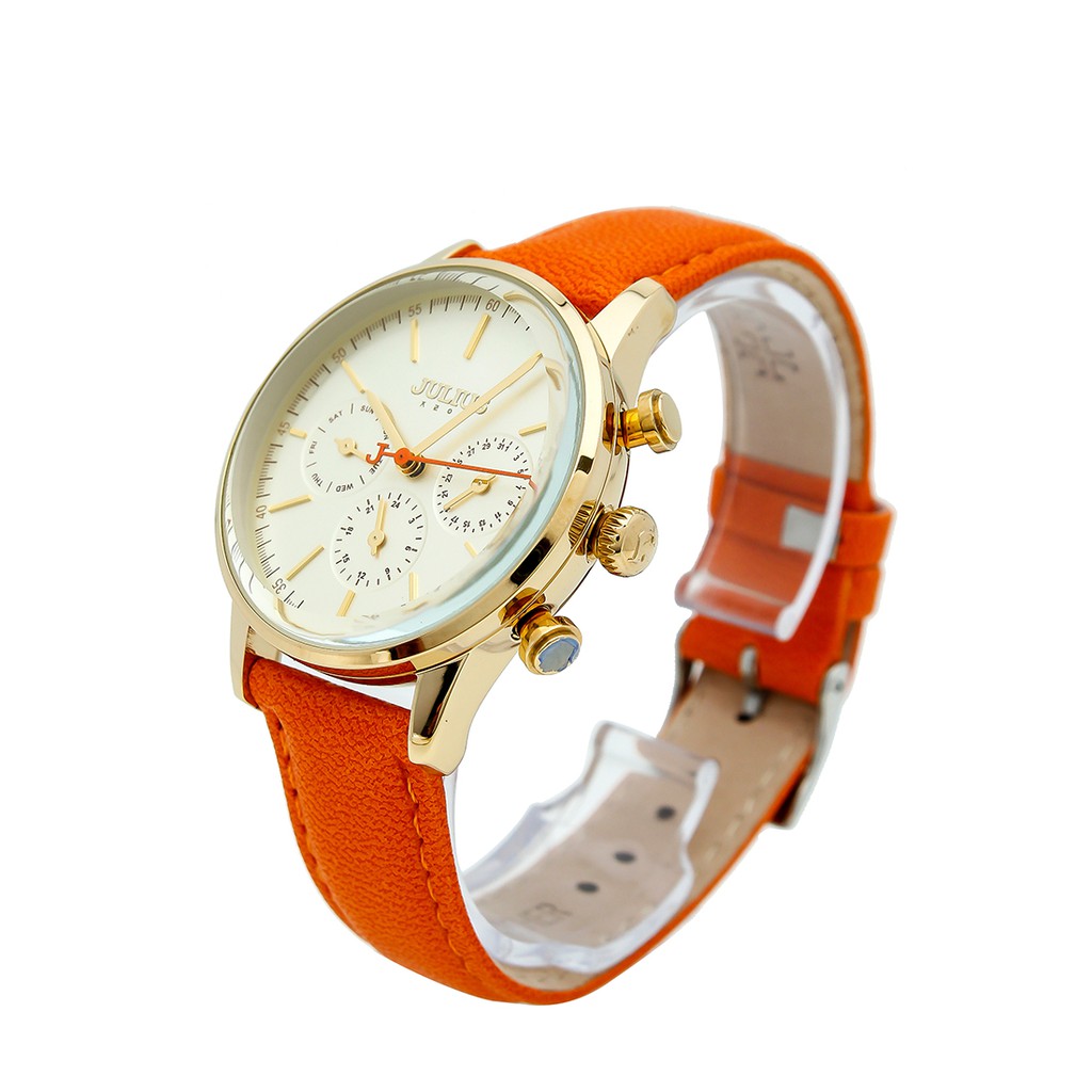 Đồng hồ nữ Julius Hàn Quốc Ja-862 dây da chạy 6 kim (nhiều màu) | BigBuy360 - bigbuy360.vn