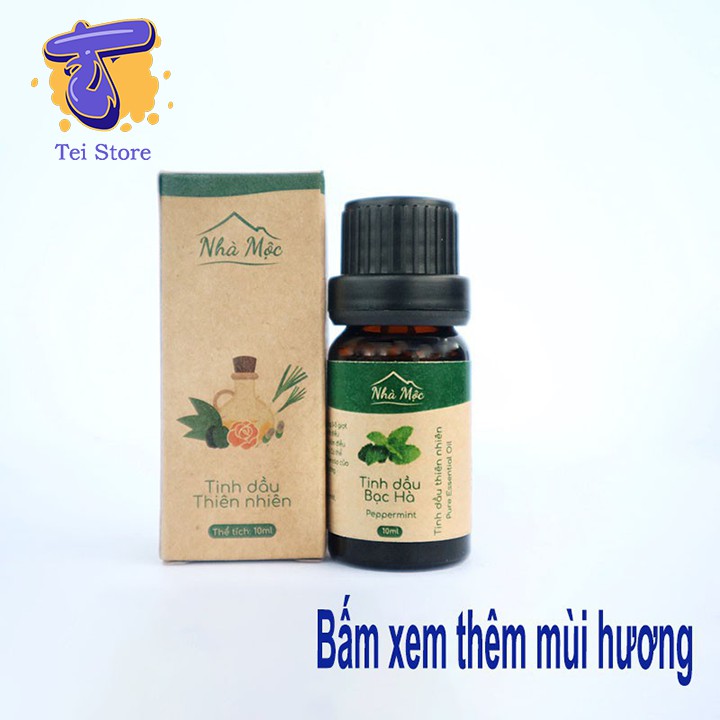 Tinh Dầu Đèn Xông, Phun Sương Tinh dầu Nguyên Chất Tự nhiên 10ml - Tei Store 10ml