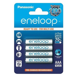 Pin aaa panasonic eneloop 4 viên 750mah 2100 lần sạc