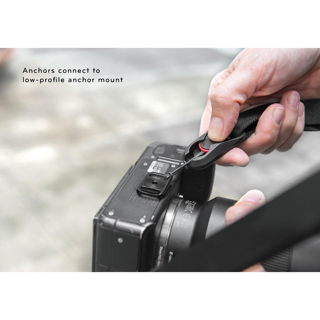 Dây máy ảnh Thao tác nhanh Peak Design Slide Lite Black, Bản size trung 3cm