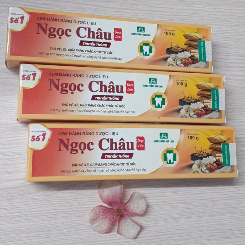 Kem Đánh Răng NGỌC CHÂU 100g Giúp Bảo Vệ Lợi ,Nướu, Làm Chắc Chân Răng, Ngăn Ngừa Nhiệt Miệng