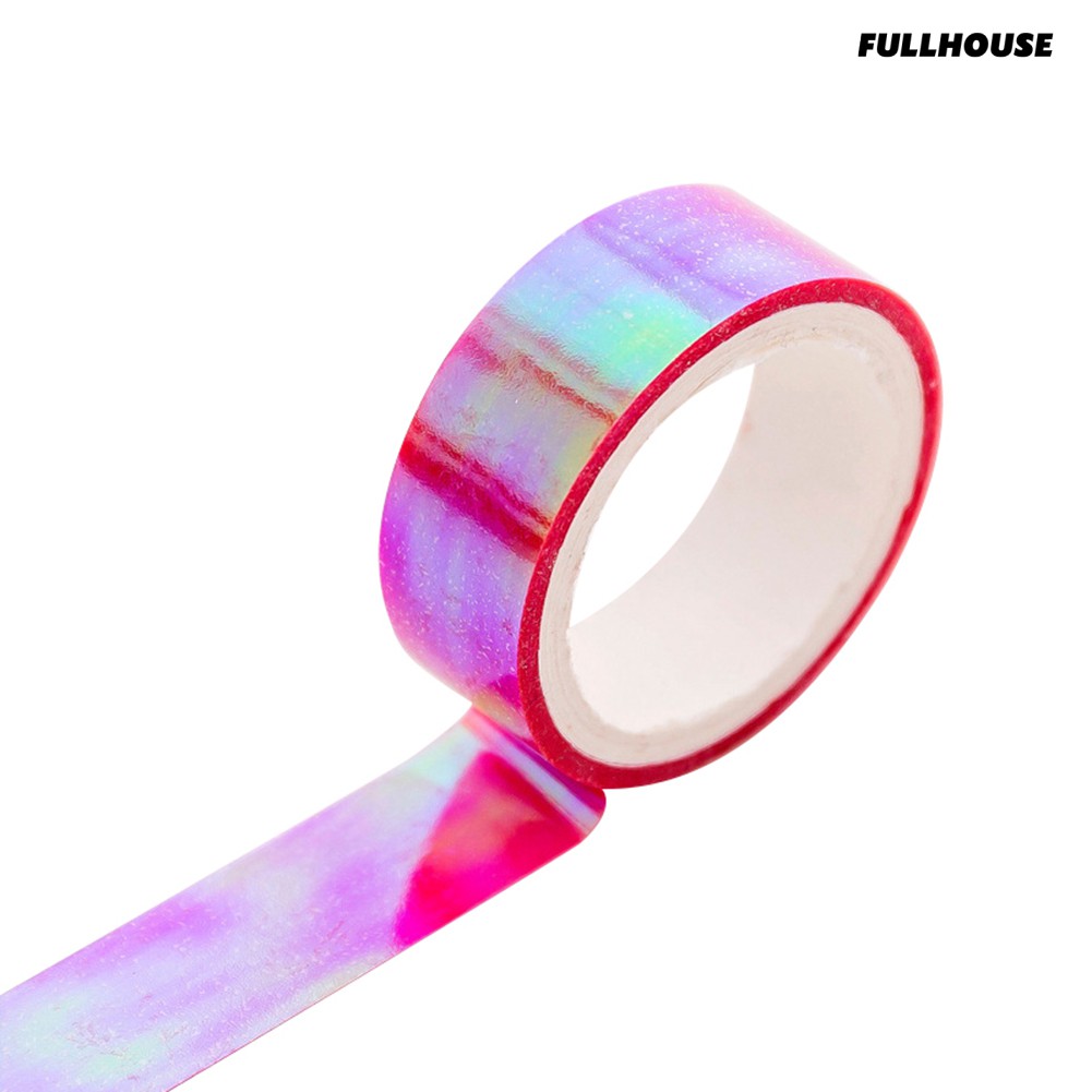 Băng Dính Laser Nhiều Màu Chống Thấm Nước Trang Trí Sổ Lưu Niệm