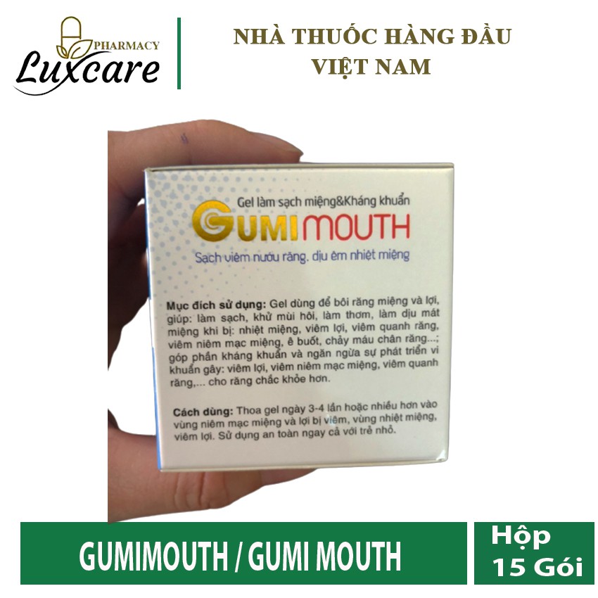 Gel Gumimouth - Sạch Viêm Nướu Răng &amp; Dịu Êm Nhiệt Miệng - Luxcare