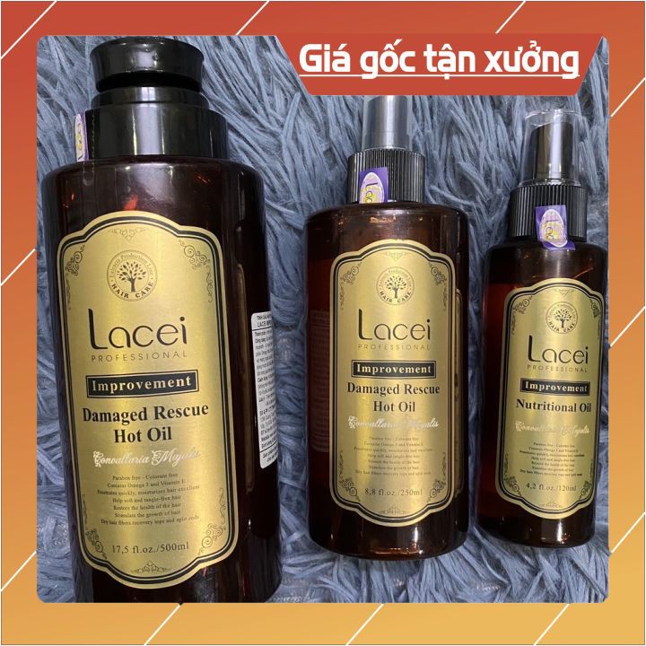 [TẬN GỐC]  dầu bóng tóc ,tinh dầu dưỡng tóc LACIE  Lacei Improvement Nutritional Oil 120ml DƯỠNG PHUC HỒI HƯ TỔN GIỮ NẾP