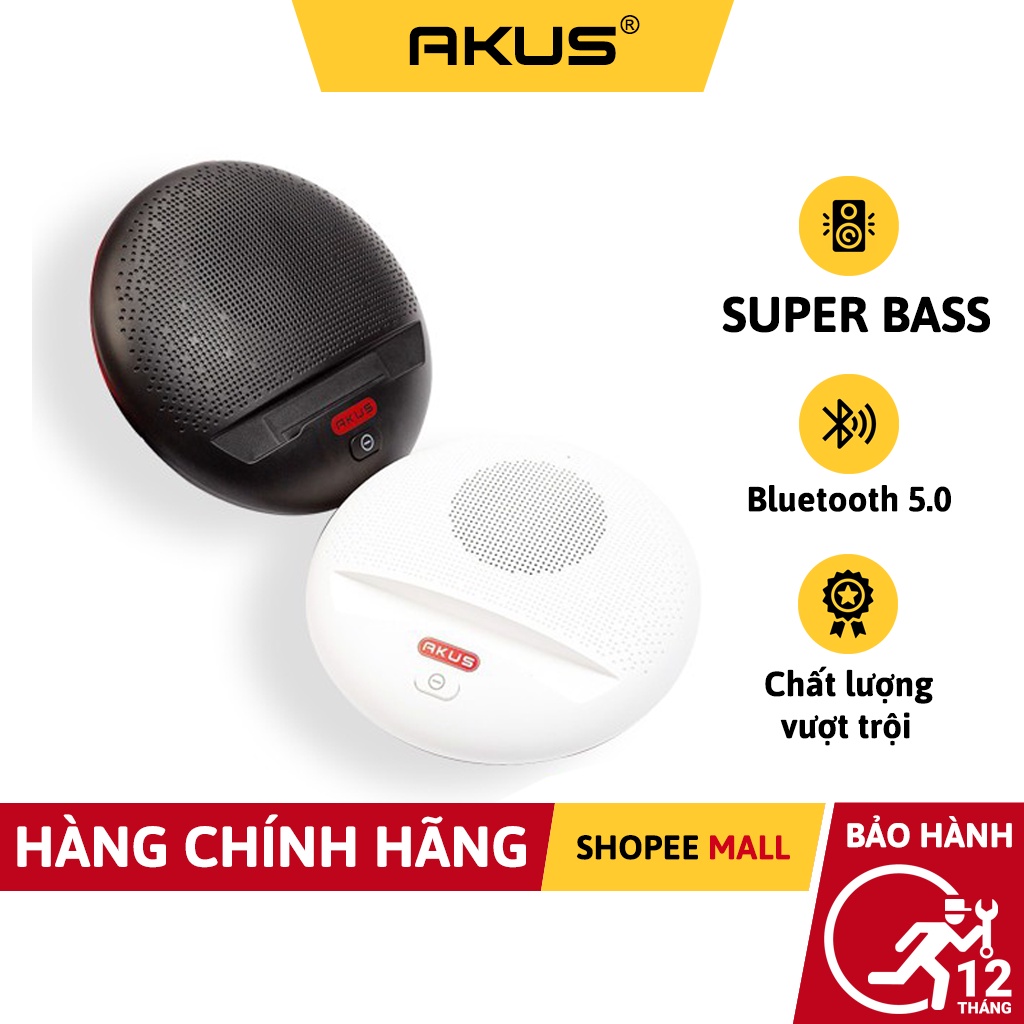 [Mã ELHACE giảm 4% đơn 300K] Loa Bluetooth AKUS LB02 - PIN 5 GIỜ - HÀNG CHÍNH HÃNG - BẢO HÀNH 12 THÁNG - Akus