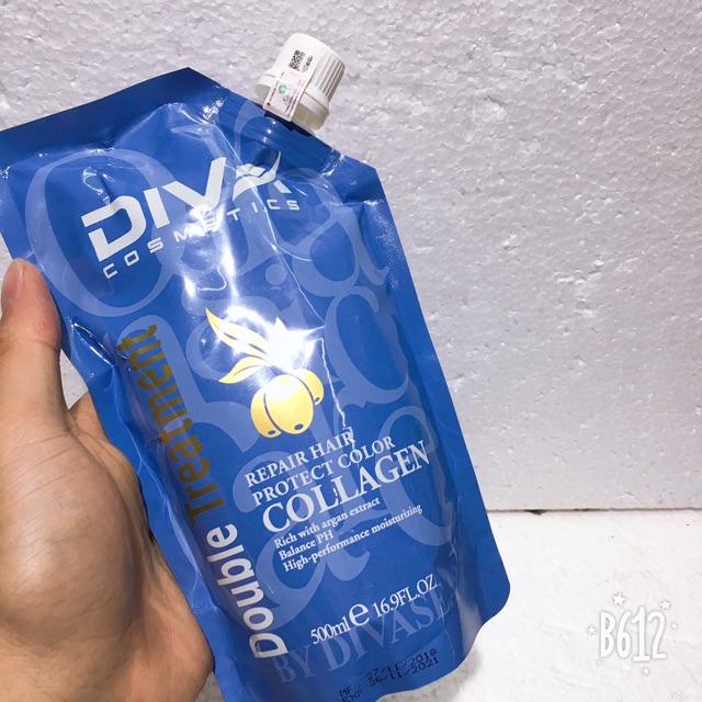 [Rẻ Vô Địch] KEM Ủ TÓC HẤP DẦU COLLAGEN DIVA 500ML