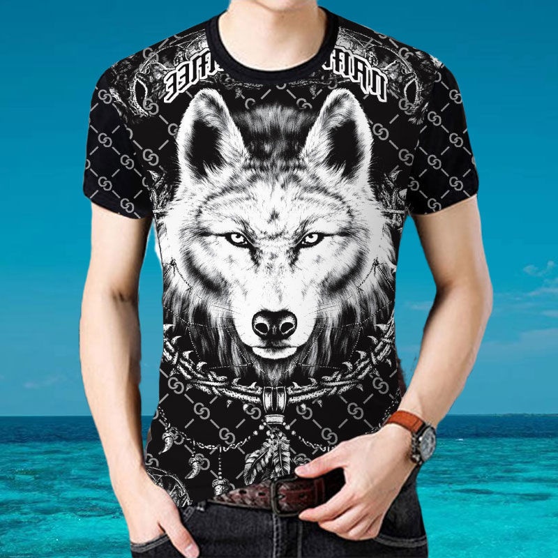 Áo Thun Tay Ngắn In Họa Tiết 3D Thời Trang Mùa Hè Cho Nam