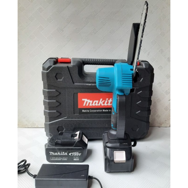 Máy cưa xích dùng pinMAKITA 199V 2 pin chuẩn 10cell, lõi đồng ,lam dài 6 inch