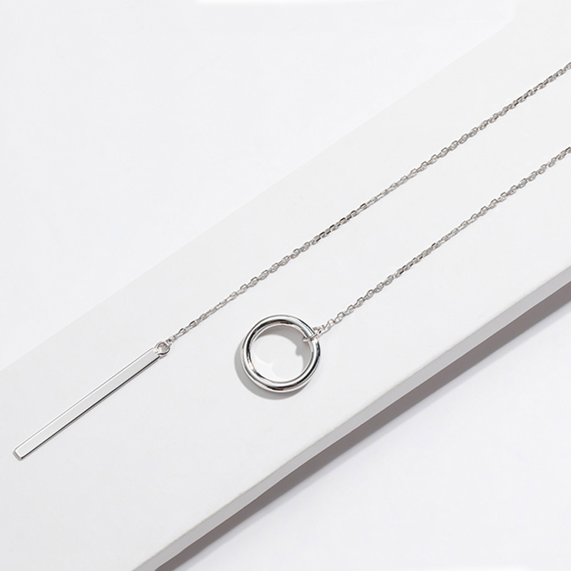 Vòng Cổ Choker Màu Vàng / Bạc Phong Cách Đơn Giản Hiện Đại Dành Cho Nữ