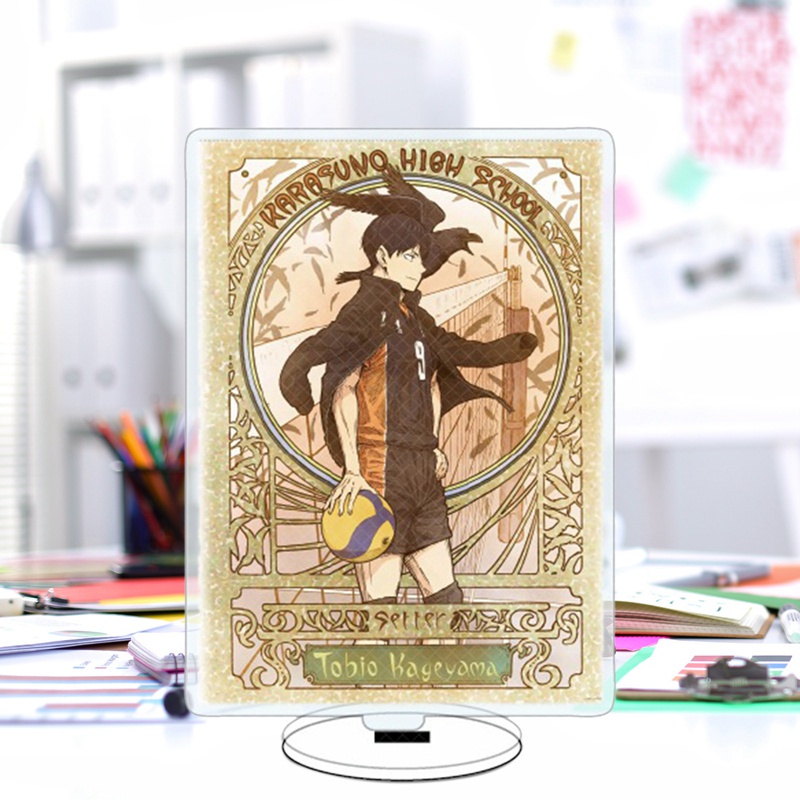 Mô hình nhân vật anime Haikyuu bằng acrylic có giá đỡ phong cách 2022 chất lượng cao