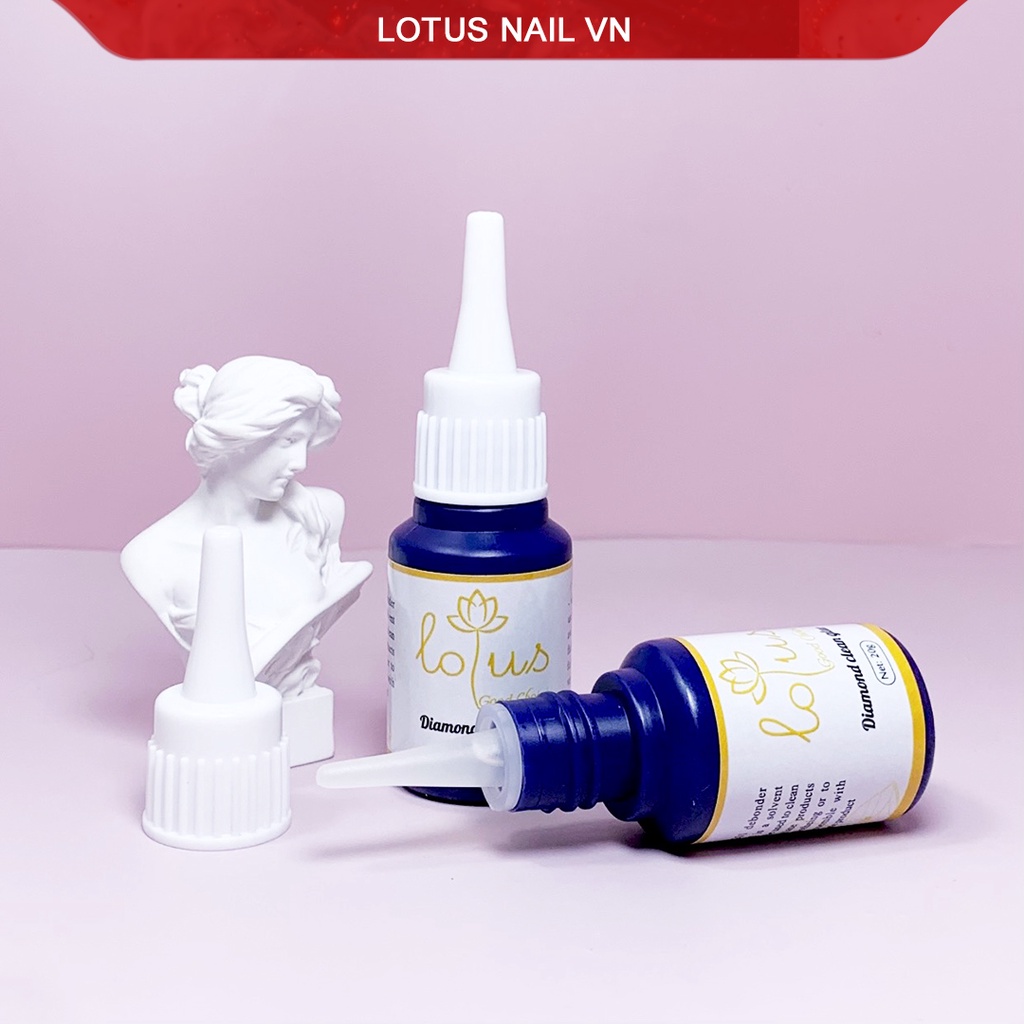 Nước sáng đá, nước tháo móng giả Lotus hàng xịn chai xanh 20g