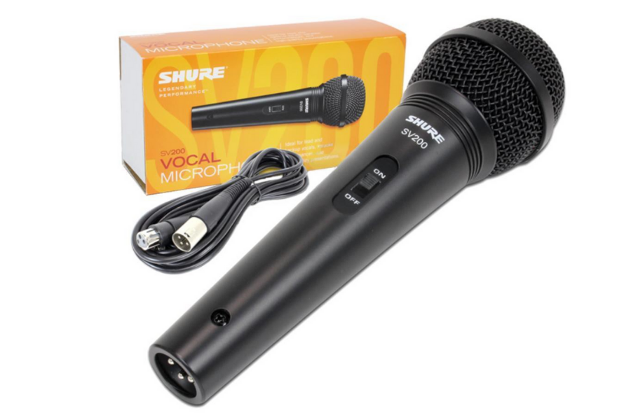 Micro Shure SV200-Q-X - Hàng chính hãng - Micro dùng cho  karaoke & thu âm đa năng có dây của Shure chất lượng cao