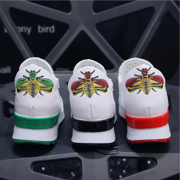 [SIÊU HOT] Giày lười độn đế 7 phân lỗ thoáng khí gót thêu ong cực xinh | BigBuy360 - bigbuy360.vn