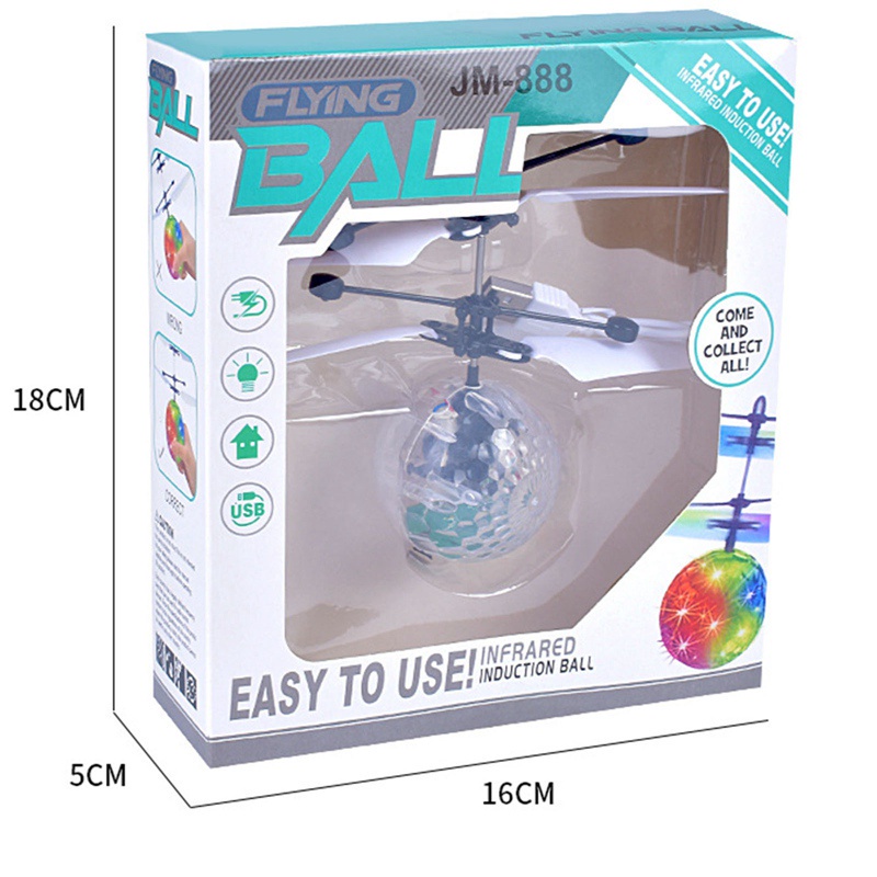 Đồ chơi bóng disco bay có đèn led đủ màu cho bé chơi trong nhà