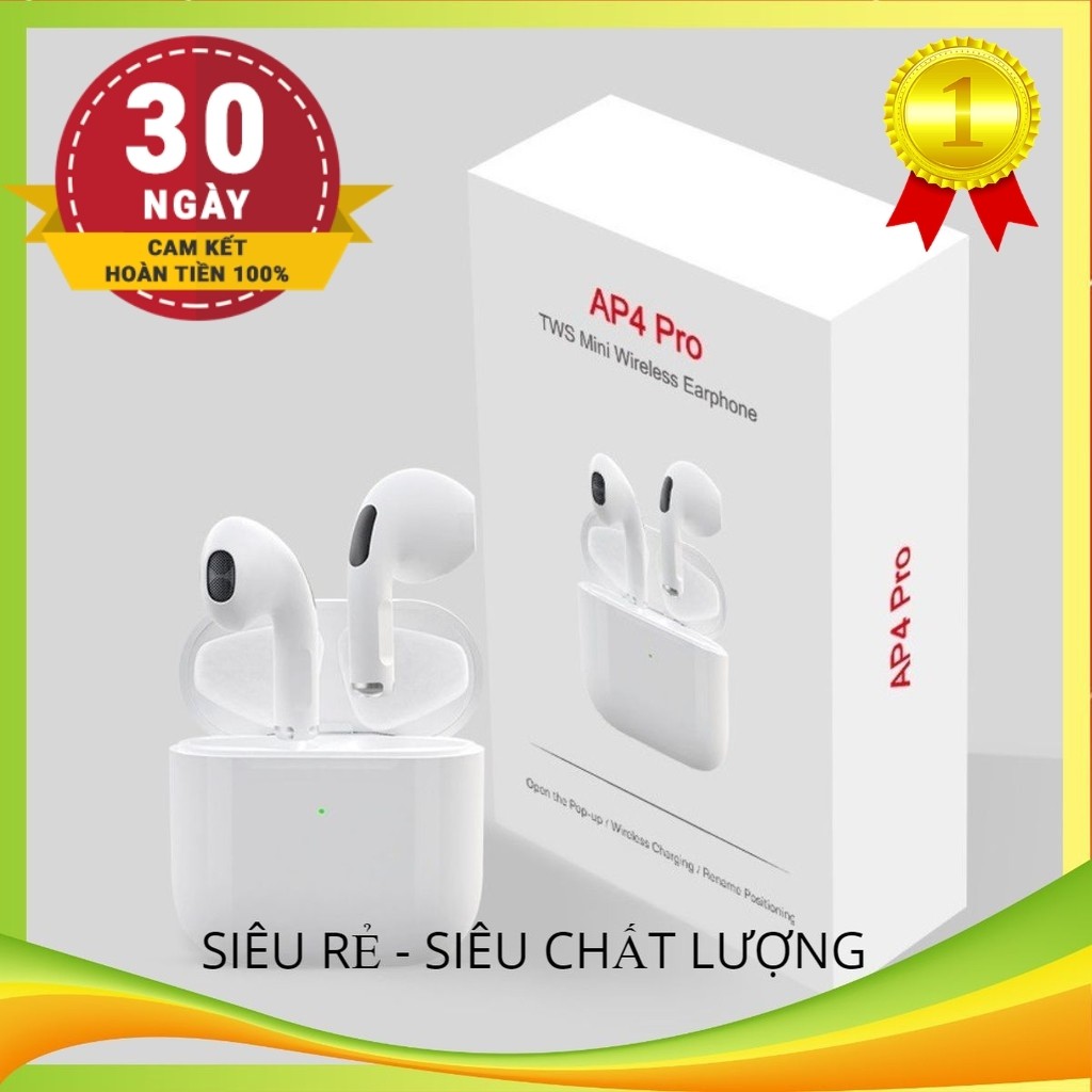 Tai nghe bluetooth , tai nghe không dây Alr pods pro4 Định vị, Đổi tên, sạc không dây hàng chất lượng,bảo hành 6 tháng | BigBuy360 - bigbuy360.vn
