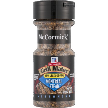 mc montreal steak 25% less sodium