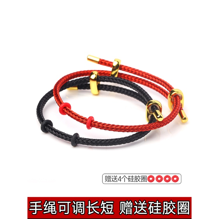 Vòng Tay Dây Da Đính Hạt 3D Thời Trang Cho Nam Nữ