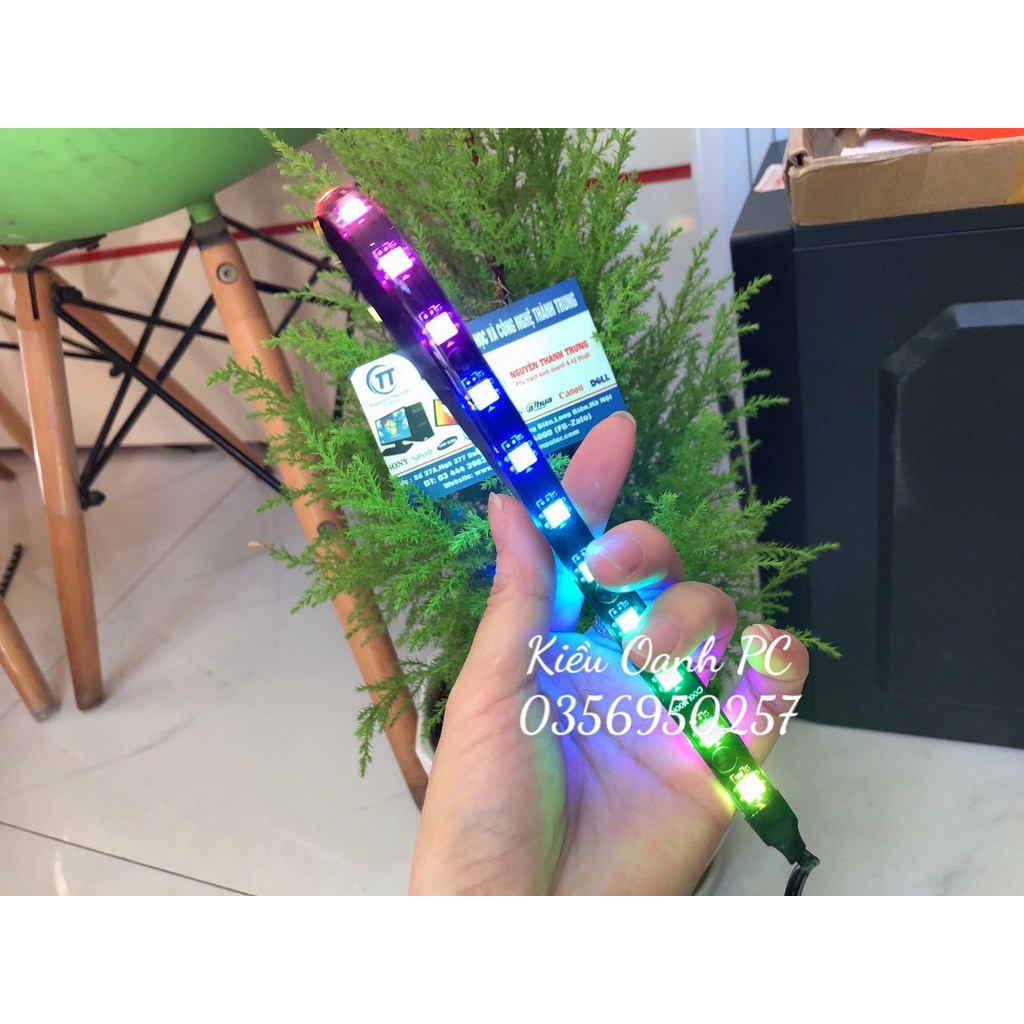 Dây LED RGB đồng bộ Hub Coolmoon (Có nam châm)