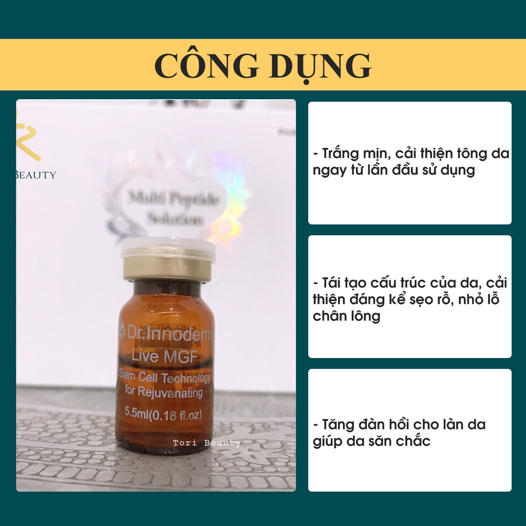 Tế Bào Gốc Trắng Da Dr.Live MGF Solution 5.5ml/ ống