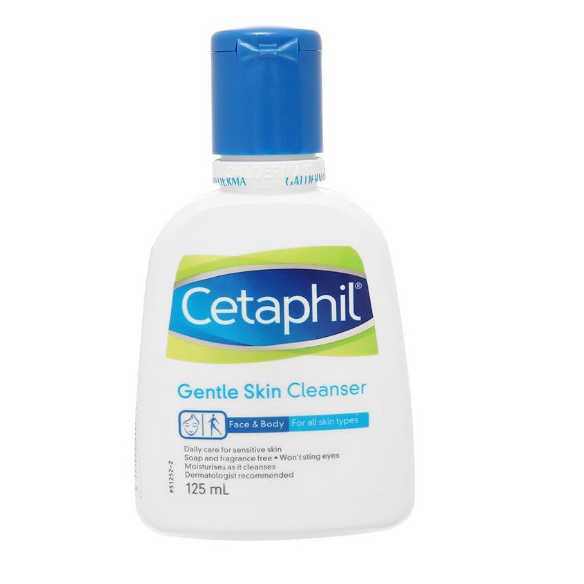 Sữa rửa mặt Cetaphil Gentle Skin Cleanser (125ml) - Hỗ trợ cân bằng pH, làm dịu nhẹ cho da