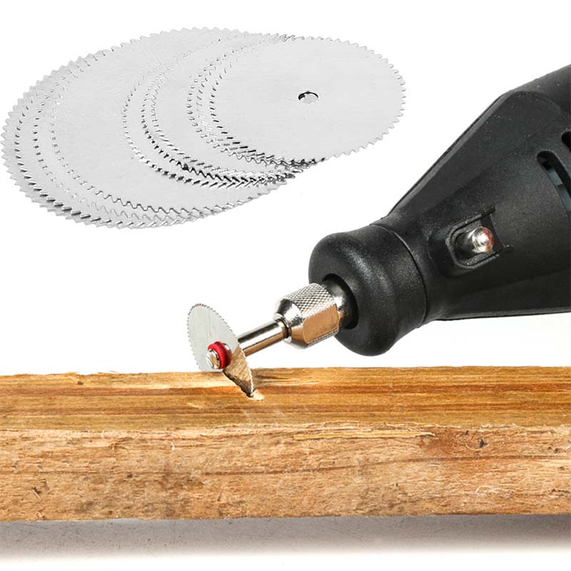 11pcs set Mini Circular Saw Blade Electric Grinding Cutting Disc Rotary Tool for Dremel Metal Cutter Power Tool Wood Cutting Discs
