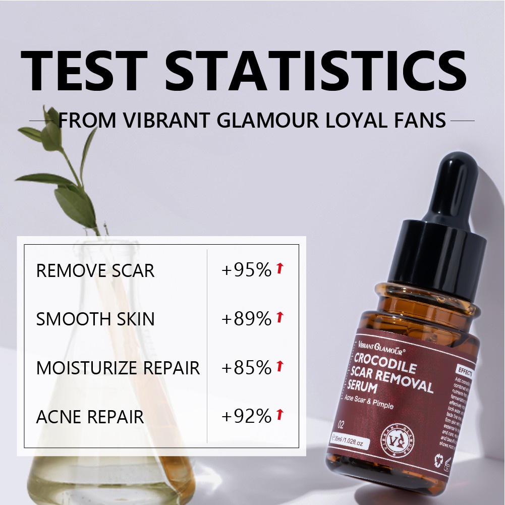 Tinh chất hỗ trợ giảm sẹo VIBRANT GLAMOUR chứa ceramide giúp dưỡng ẩm và trẻ hóa làn da 30ml