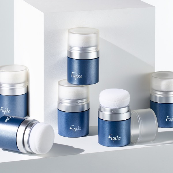 Hộp phấn làm phồng tóc màu xanh lam sử dụng một lần kiềm dầu chuyên dụng Fujiko 8.5g