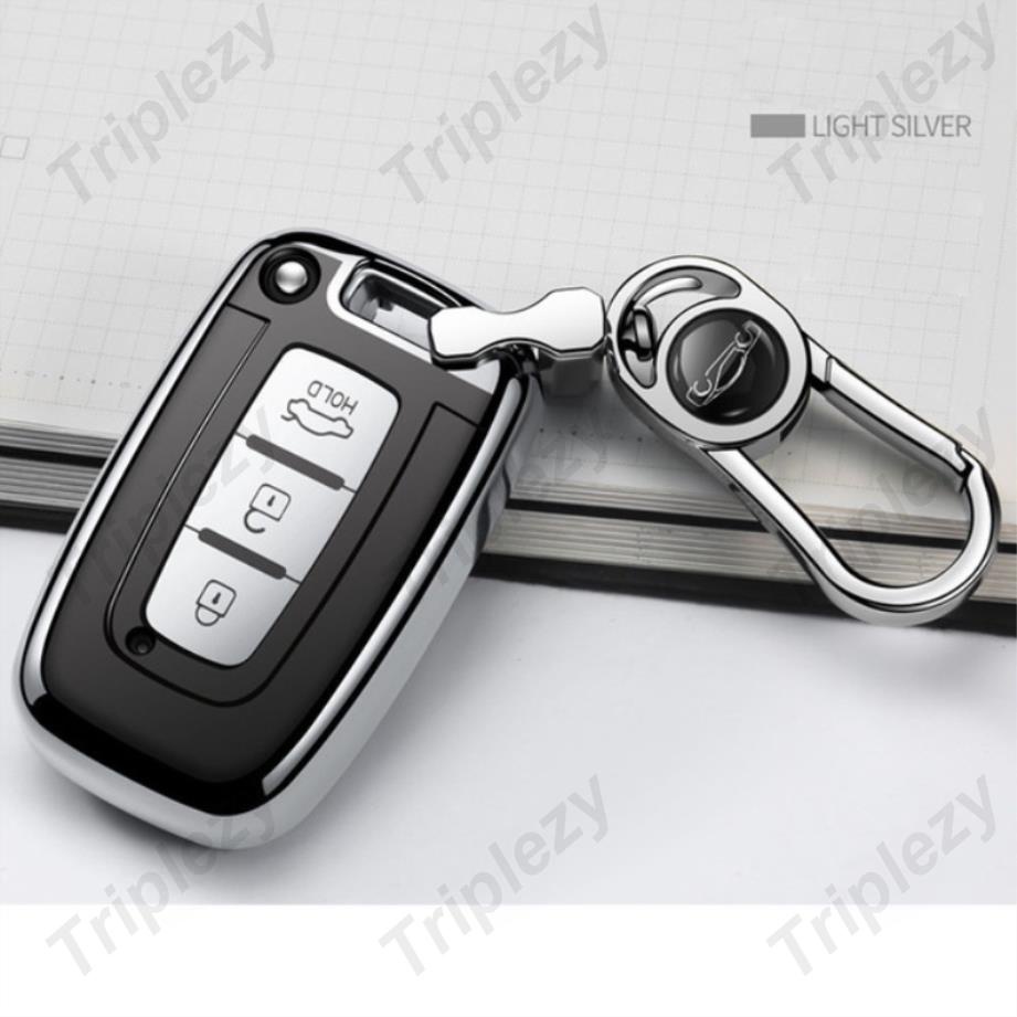 Vỏ Tpu Mềm Bảo Vệ Chìa Khóa Điều Khiển Từ Xa Cho Hyundai Sonata Veloster Elantra Ix35 I30 Solaris Tucson Accent Kia Rio K2 Cerato