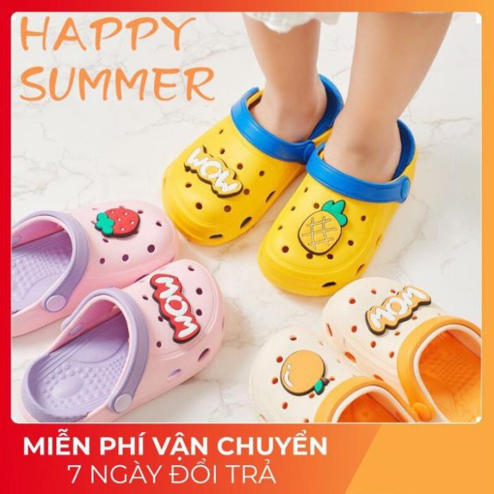 THANH LÝ Sục trẻ em siêu nhẹ dép sục cho bé mùa hè cho bé chống trơn trượt,siêu nhẹ và mềm dép cho bé 1 tuổi đến 6 tuổi