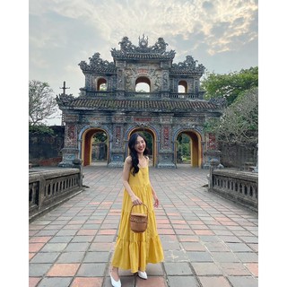 Váy hai dây dáng suông