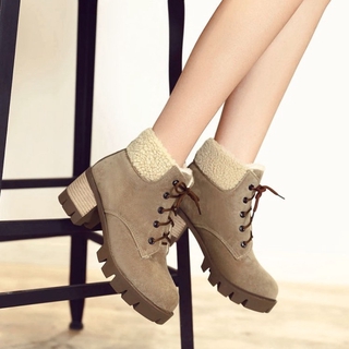 Giày boot nữ phong cách Hàn Quốc B134