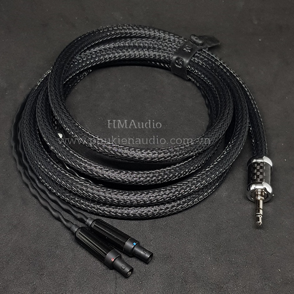 Dây tai nghe đồng OFC bọc chống nhiễu CANARE - Connector Sennheiser HD800 HD800s HD820