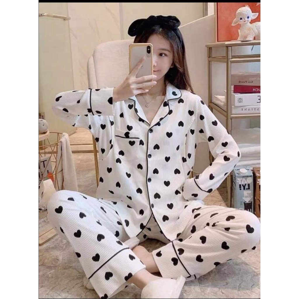 Đồ Bộ Pijama - Bộ ngủ mặc nhà dài tay ⚡️𝐌𝐈𝐄̂̃𝐍 𝐏𝐇𝐈́ 𝐒𝐇𝐈𝐏⚡️ chất liệu Kate thái , mềm mịn, thoáng mát SIÊU HÓT | WebRaoVat - webraovat.net.vn