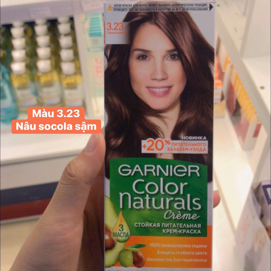 Thuốc nhuộm tóc Garnier Nga lên màu tự nhiên  - Bachduongrushop