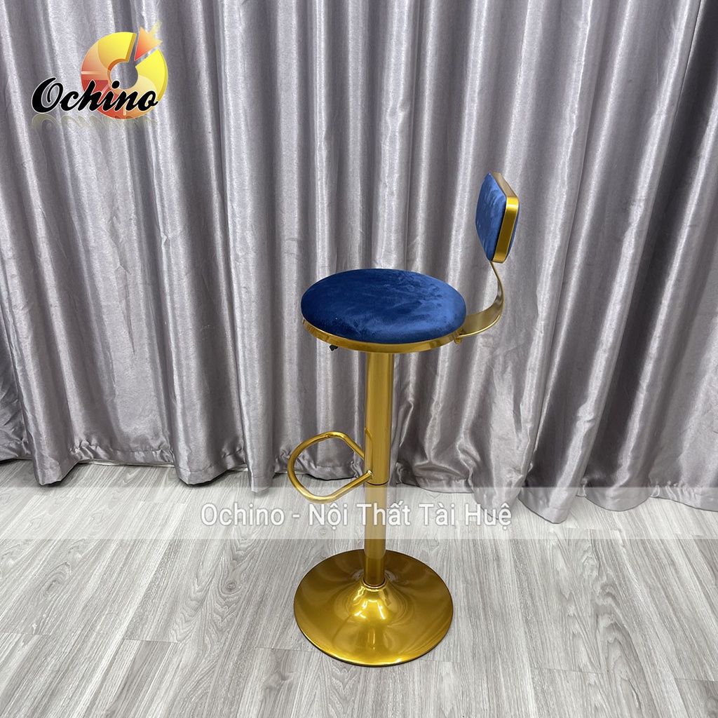 Ghế Trang Điểm, Ghế Makeup Chân Vàng K1 Sang Trọng ( Hàng Có Sẵn)