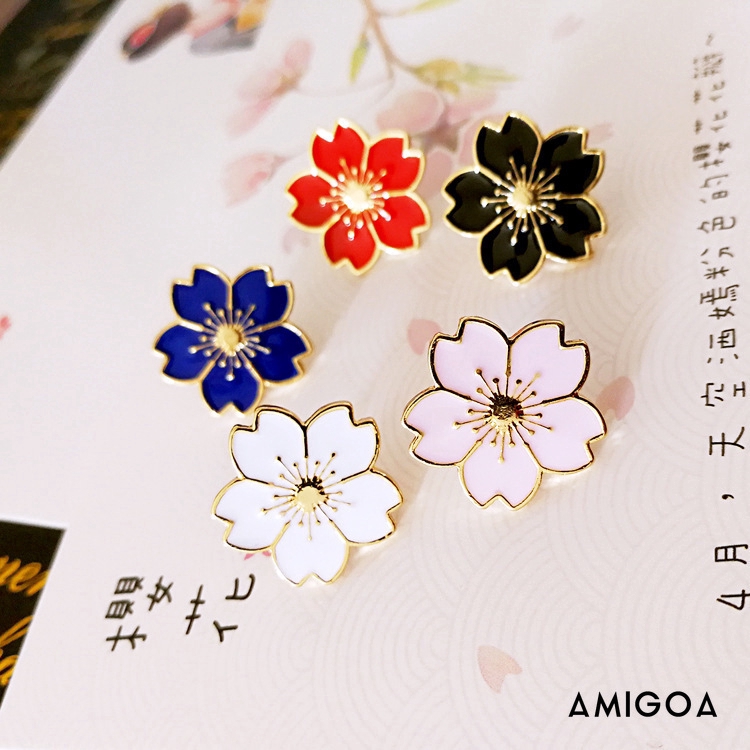 Ghim Cài Áo Hình Hoa Đính Đá Xinh Xắn