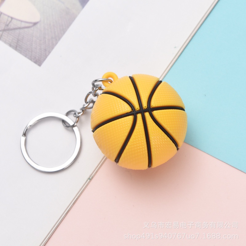 Bóng rổ móc khóa bóng thể thao