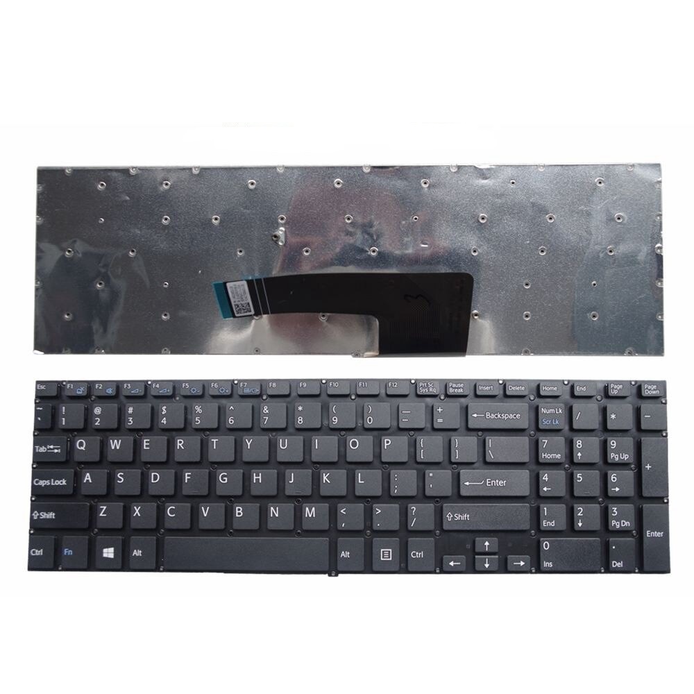Bàn Phím Laptop Sony SVF15 FIT15 SVF15E MÀU ĐEN CÓ ĐÈN (CÁP CONG TRÁI)