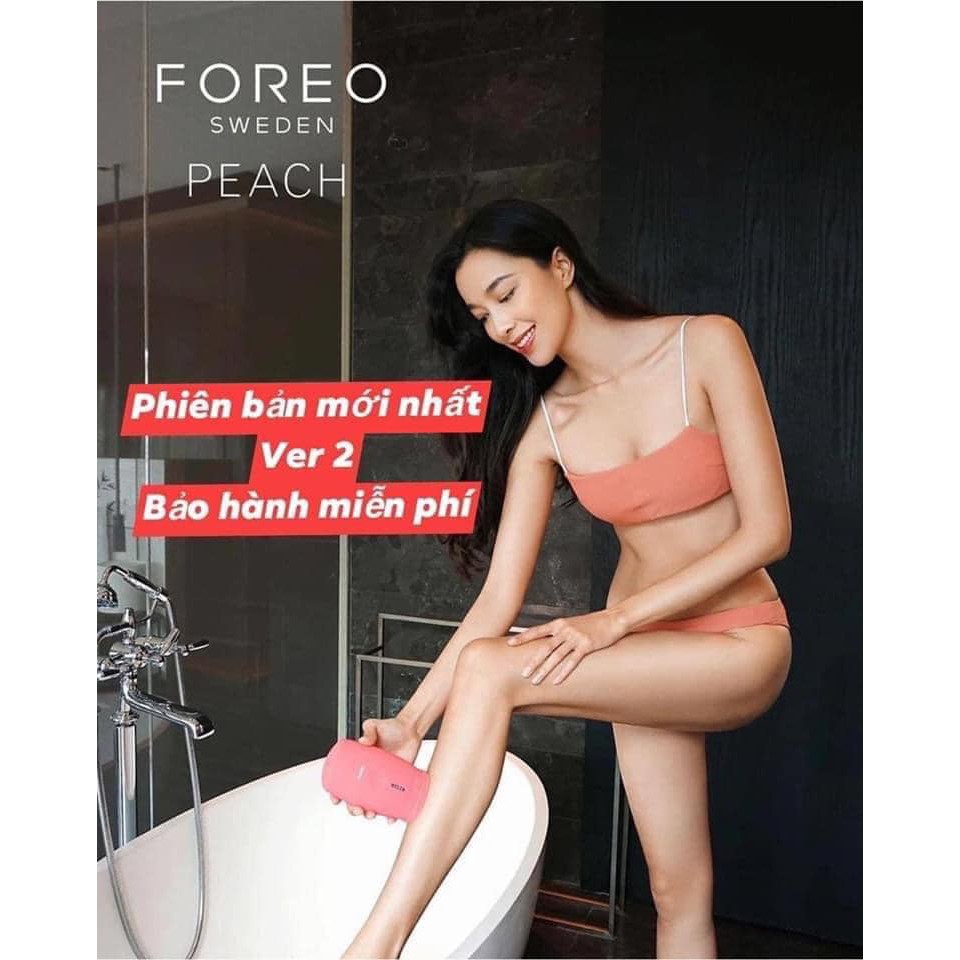 Máy triệt lông Foreo Peach Ver 2 Hair Removal - Bảo hành chính hãng 2 năm