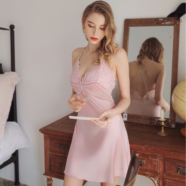 Che ten sản phẩm - [NOW SHIP GIAO NHANH 1H] -  Sx699 váy ngủ lụa satin  cao cấp -đầm ngủ gợi cảm - CAMLUU99
