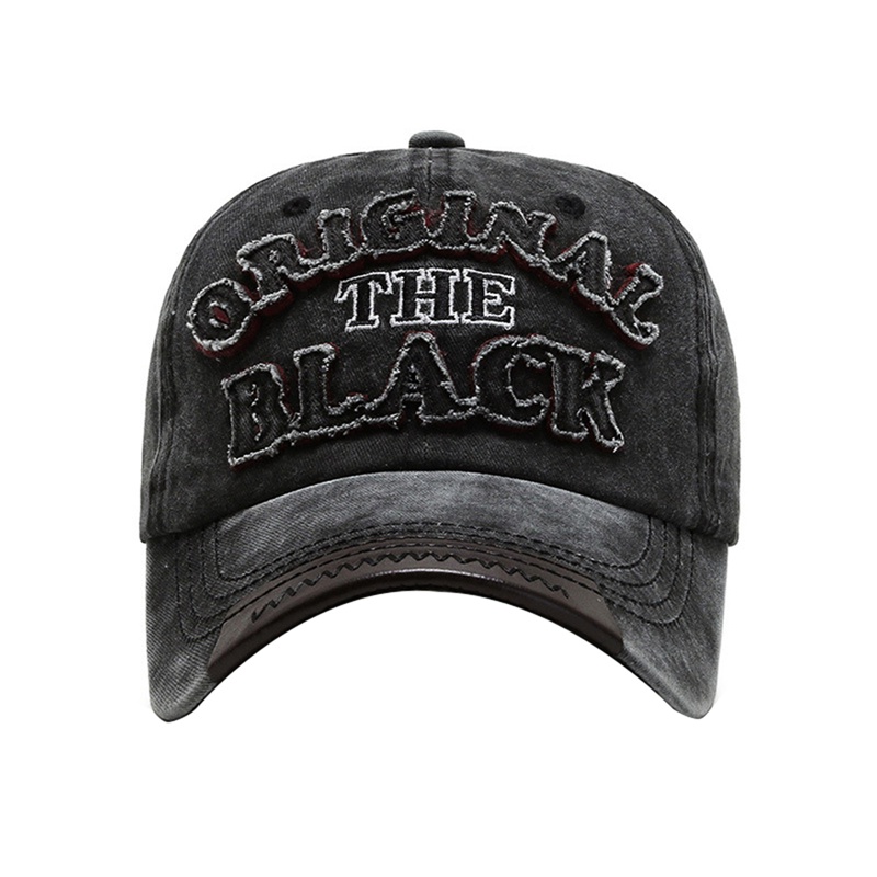 Mũ Lưỡi Trai Thêu Chữ Phong Cách Vintage