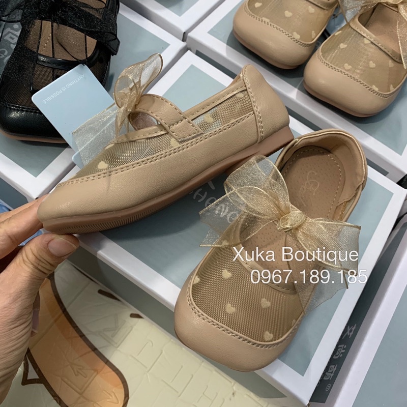 Giày Búp Bê Cao Cấp Bé Gái - Giày Nơ Công chúa Hàn Quốc Siêu mềm siêu nhẹ [Ảnh, Video thật]