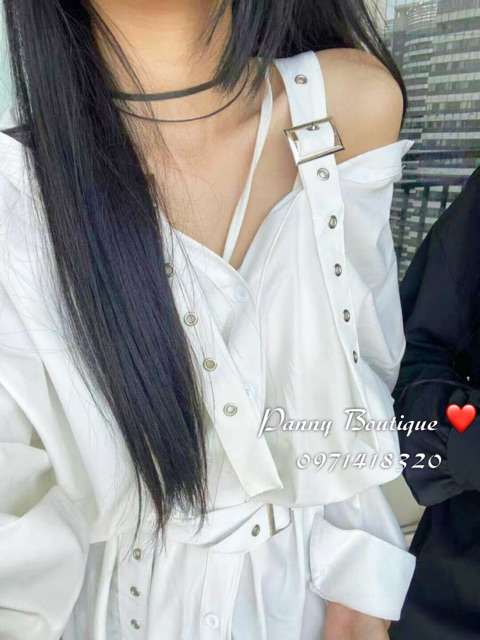 Đầm kiểu sơmi khuy đai cá tính, style ulzzang Hàn Quốc 🌻 Panny Boutique 🌻