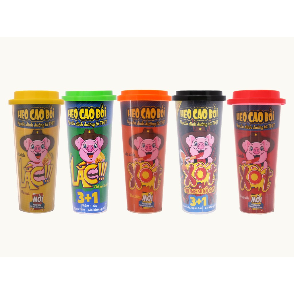 Xúc Xích Cao Bồi Hộp 80g Các màu( Xanh, Đỏ, Đen, Vàng, Cam)