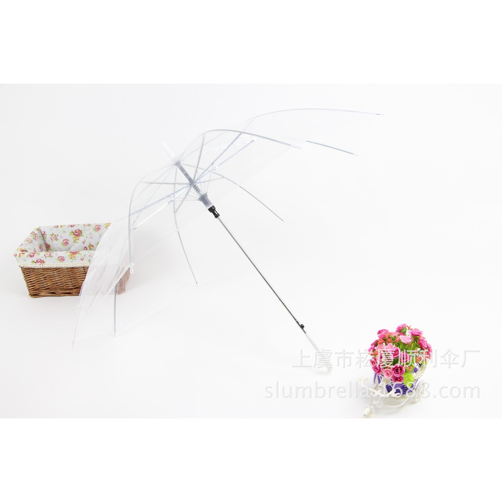 dù trong suốt đi mưa,làm đạo cụ chụp ảnh, có nút bấm tự động giá rẻ