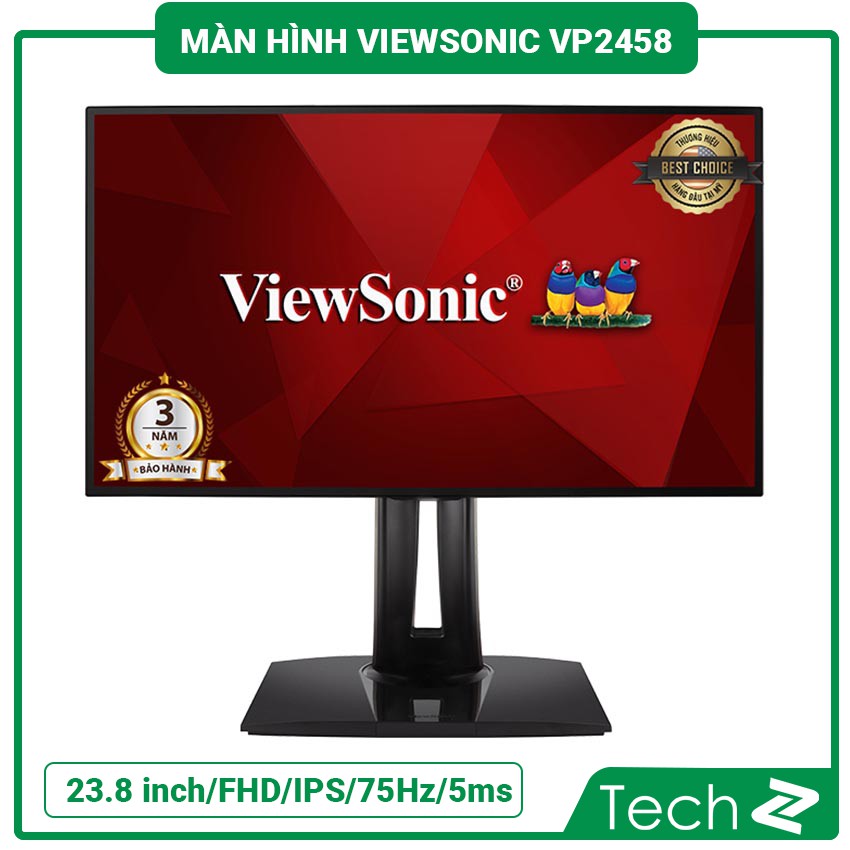 Màn hình Viewsonic VP2458 (23.8 inch/FHD/IPS/75Hz/5ms/250 nits/HDMI+DP+VGA+USB)