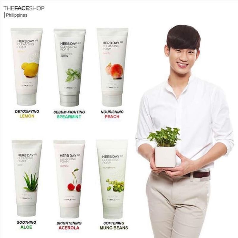 Sữa rửa mặt The Face Shop Herb Day 365