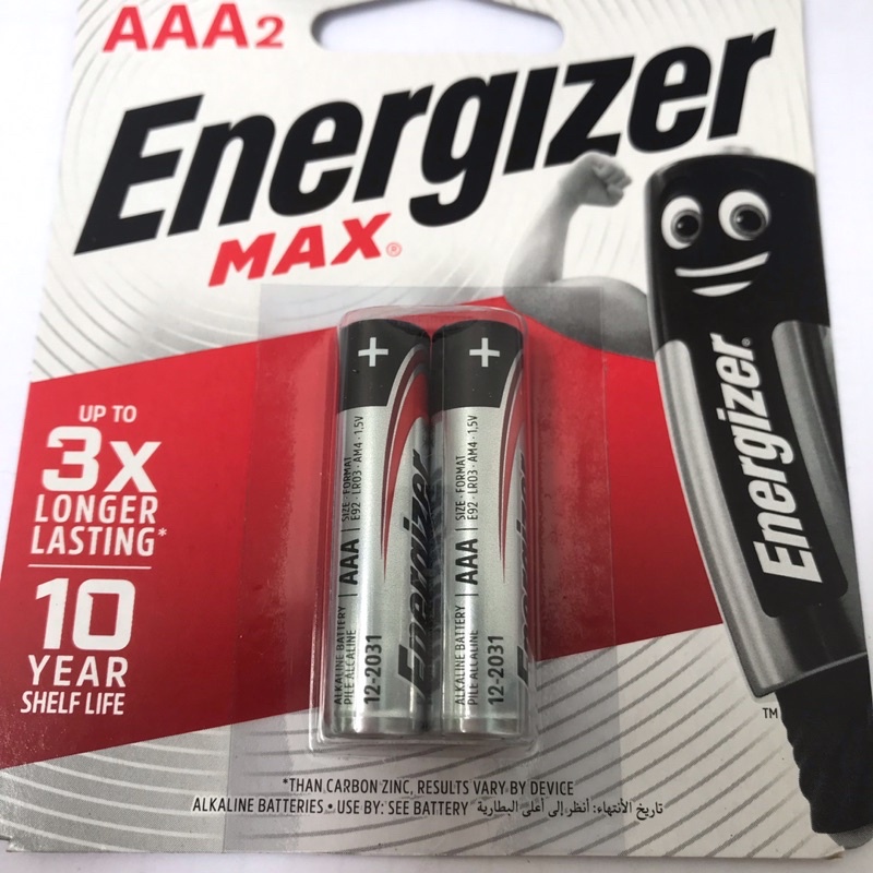 Pin Nhí AAA (3A) Energizer Max 1.5V Alkaline lưu giữ năng lương cao, bền bỉ, ổn định an toàn cho thiết bị sử dụng.
