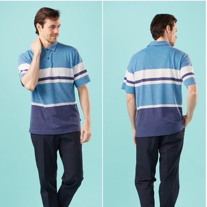 Áo thun có cổ nam xuất Hàn